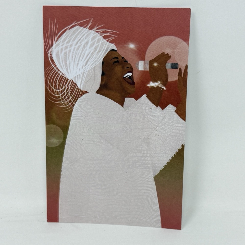 Postcard Aretha Franklin -  Brave Black First --- UNPOSTED  Smithsonian 2020